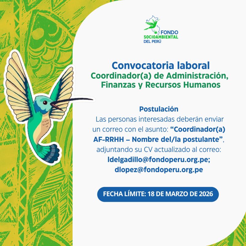 Convocatoria Laboral ¡Ampliamos nuevamente el plazo de postulación!